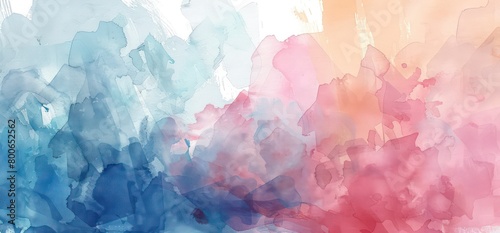 User
illustration background in watercolor hand painted style with light colors inspired in nature photo