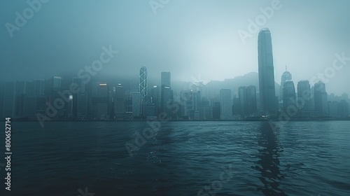 Hong Kong skyline  iconic skyscrapers