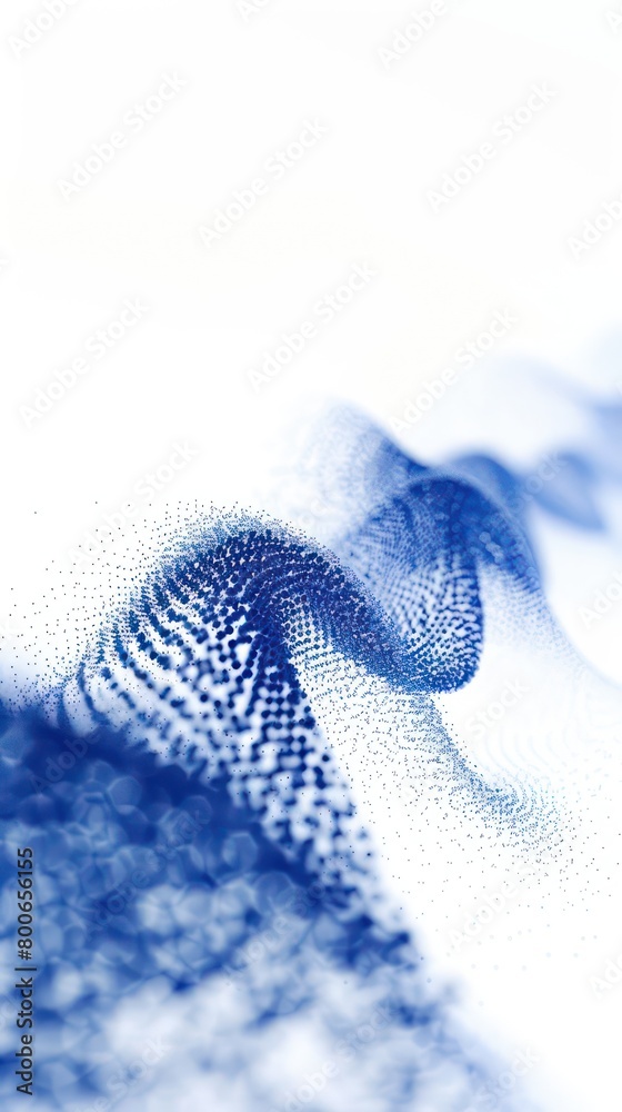 digital representation of a pathology in blue on a white background digital representation of a pathology in blue on a white background