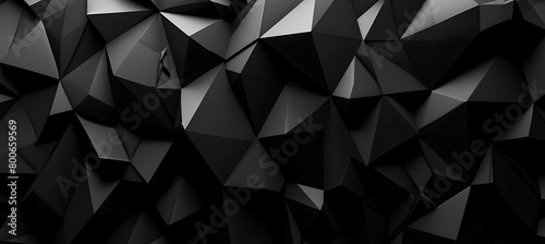 Mesmerizing Minimalism: Captivating Prism Effect Creates Striking Patterns on a Sleek Black Background - Perfect for Modern Designs and Concepts