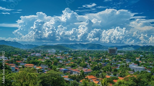 Nakhon Ratchasima skyline, Thailand, gateway to Isan region photo