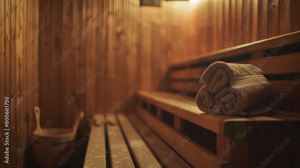 The sauna is a quiet oasis free from distractions where individuals can unplug and focus on their mental wellbeing..