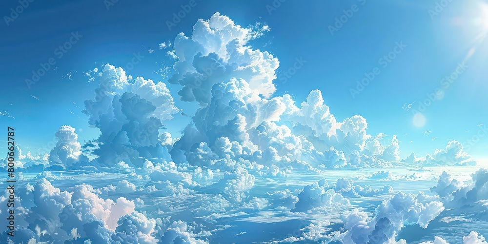 background of a blue sky with soft clouds and nice light background of a blue sky with soft clouds and nice light