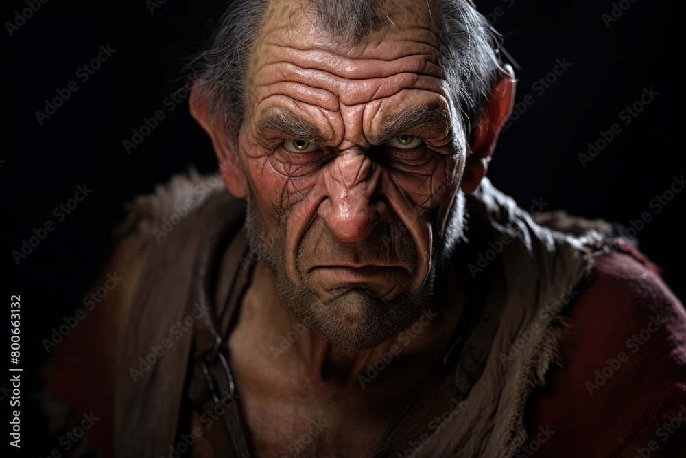 Intense Elderly Man Portrait Intense Elderly Man Portrait