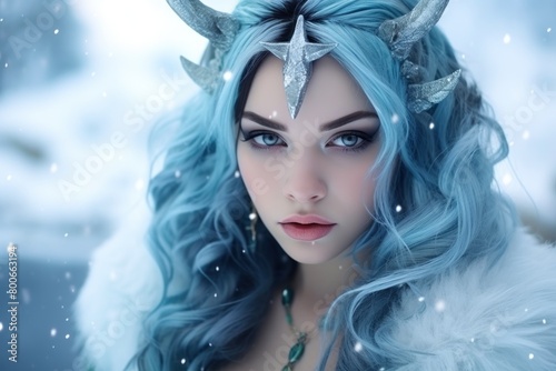 Enchanting Winter Fairy Portrait