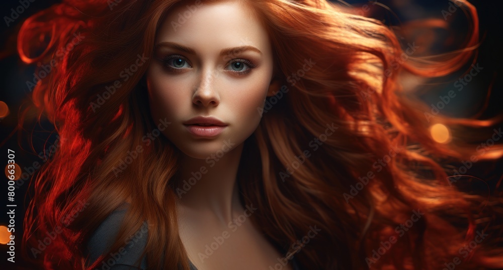 Fiery Redhead Beauty