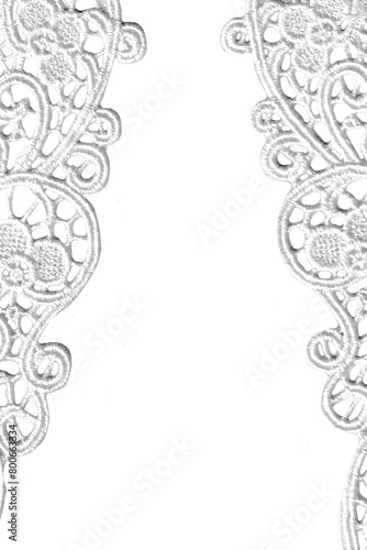 Vintage lace border