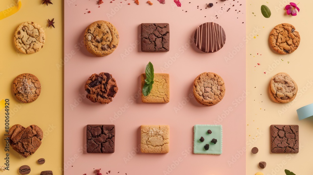 moodboard of a bunch of cookies moodboard of a bunch of cookies