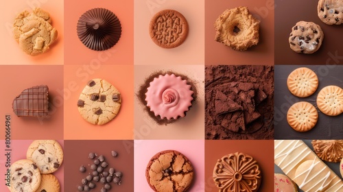 moodboard of a bunch of cookies © Dekastro