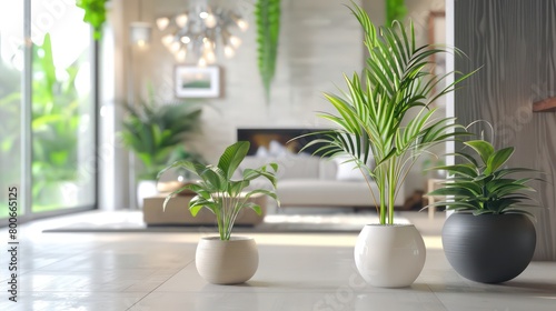 interior purifying plants in nice interiors © Dekastro