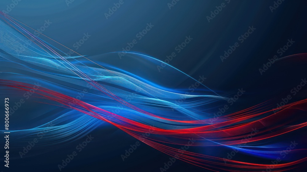 Naklejka premium abstract design of a background with blue and red lines