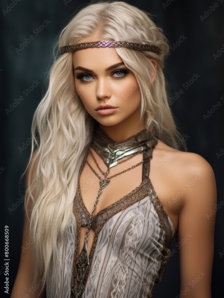 Fototapeta premium Captivating Blonde Beauty