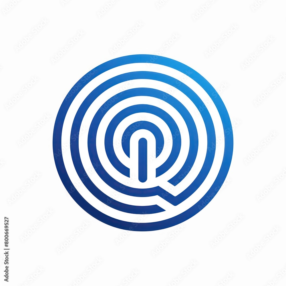 minimal symbol of a labyrinth in blue shade and flat design in white background
minimal symbol of a labyrinth in blue shade and flat design in white background