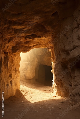 Wallpaper Mural Mysterious underground cave passage Torontodigital.ca