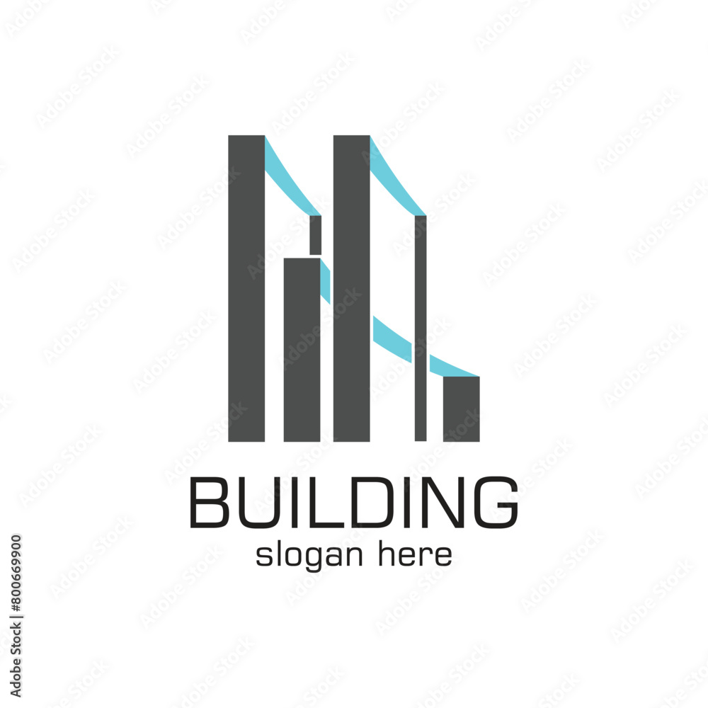 Building logo design simple concept Premium Vector Building logo design simple concept Premium Vector