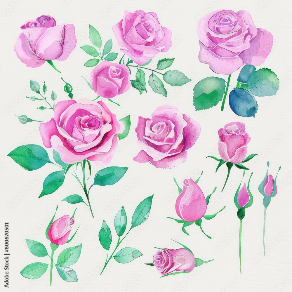 pink roses clipart elements like minimal watercolor pink roses clipart elements like minimal watercolor