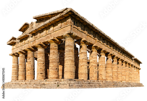Obraz na płótnie The ruins of an ancient temple. The Greek temple. w salonie
