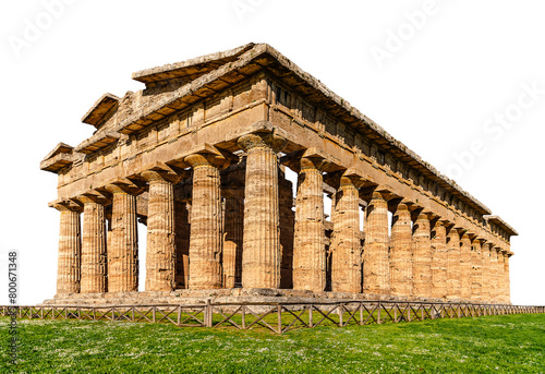 Obraz na płótnie The ruins of an ancient temple. The Greek temple. w salonie