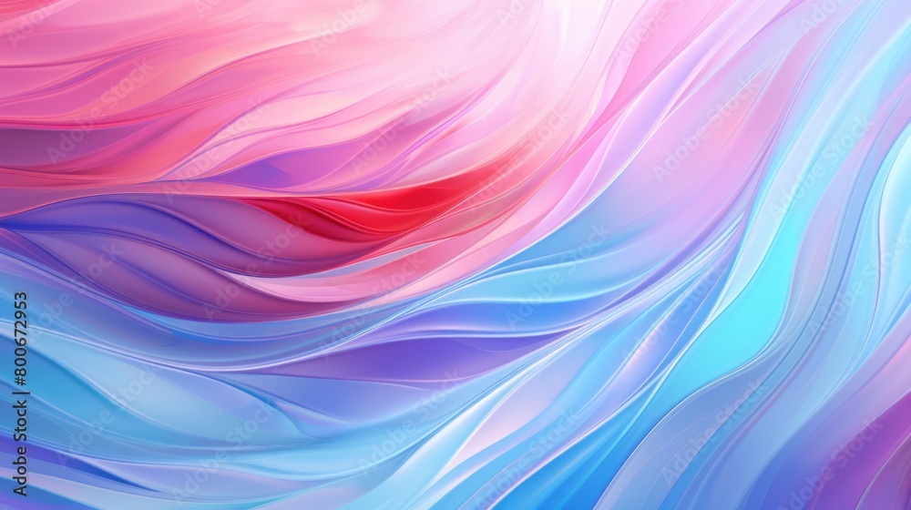 Vibrant abstract background with flowing waves of color
