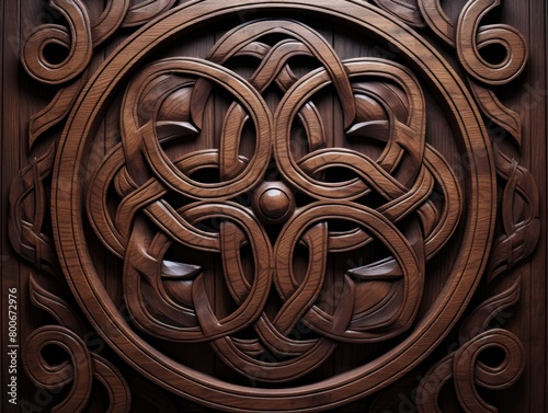 Intricate Wooden Carving