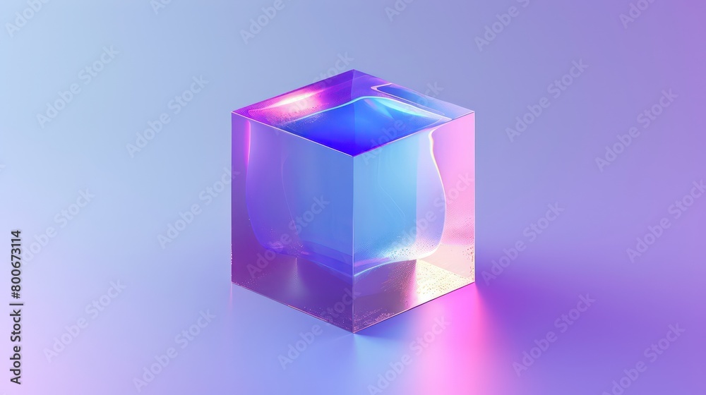 Technological elements, purple and blue transparent gradient like frosted glass Technological elements, purple and blue transparent gradient like frosted glass
