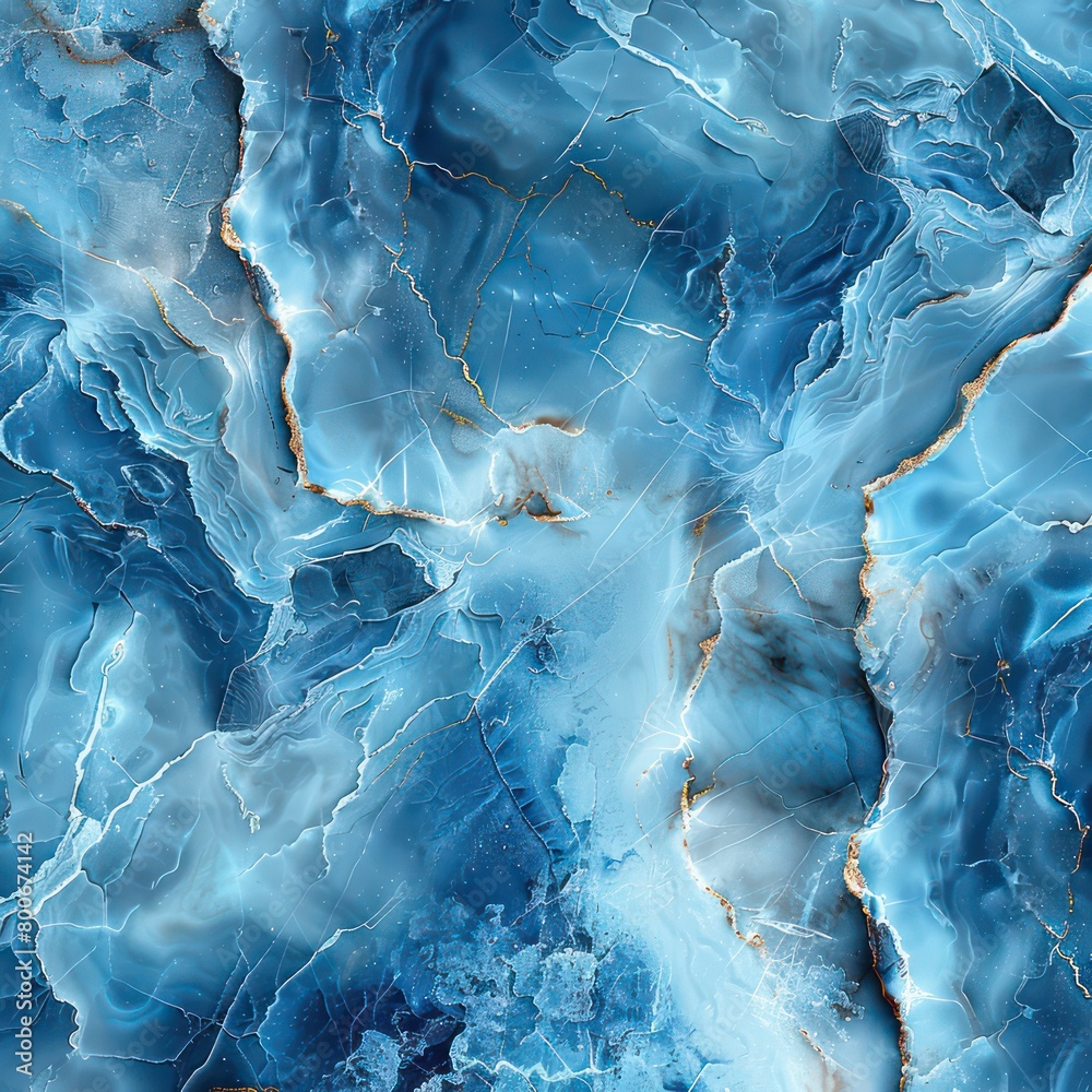 custom made wallpaper toronto digitalMarble texture in blue and white neon color