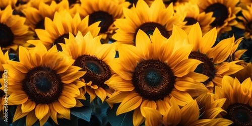 Vibrant Sunflower Field