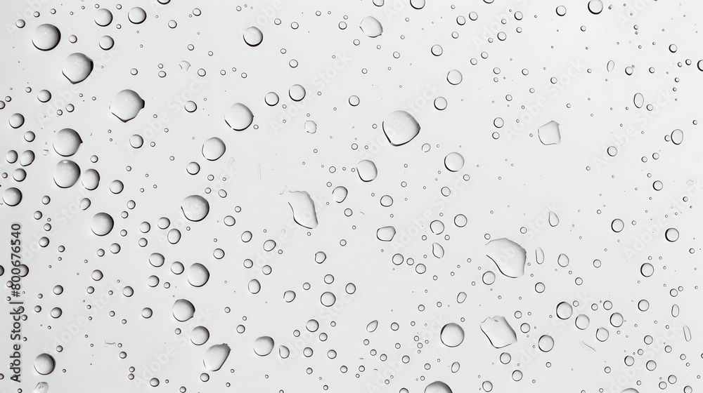 lot of raindrops on white background lot of raindrops on white background
