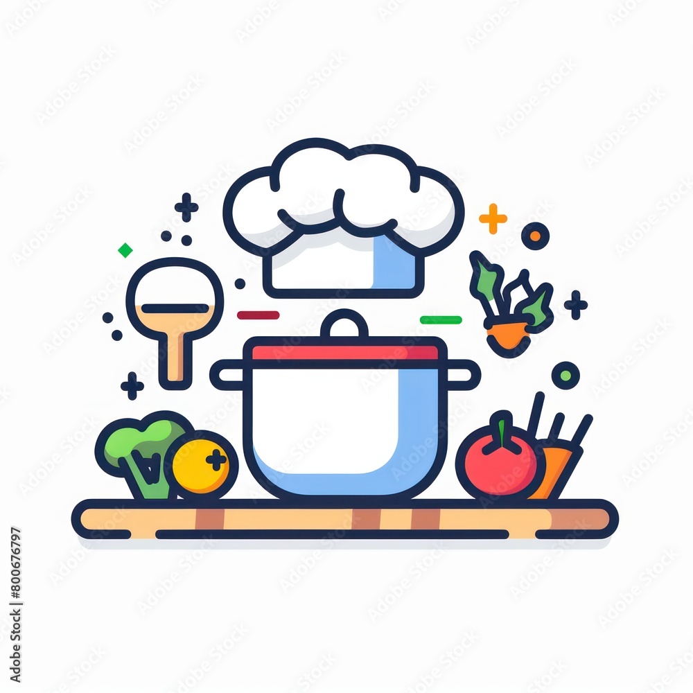 Chef's delight Culinary creativity icon, inspired kitchen mastery Chef's delight Culinary creativity icon, inspired kitchen mastery