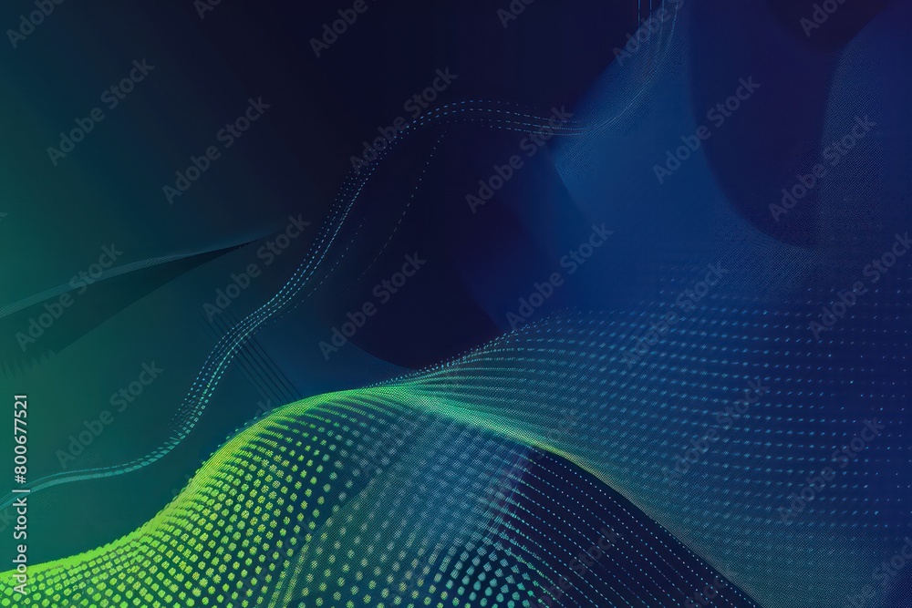 custom made wallpaper toronto digitalabstract gradient texture branding tech conference in black, blue, green hues