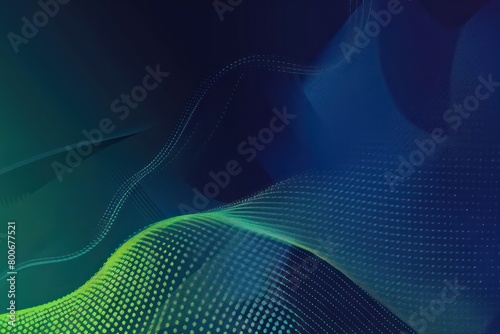 abstract gradient texture branding tech conference in black, blue, green hues