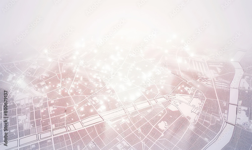 city map, transport infrastructure schemes, digital thin lines, geometric subtle elements, interface-like, white background city map, transport infrastructure schemes, digital thin lines, geometric subtle elements, interface-like, white background