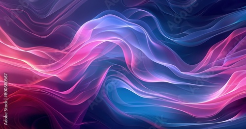 abstract light blue and pink dynamic flow background
