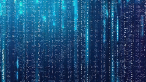 digital binary encrypted code matrix background