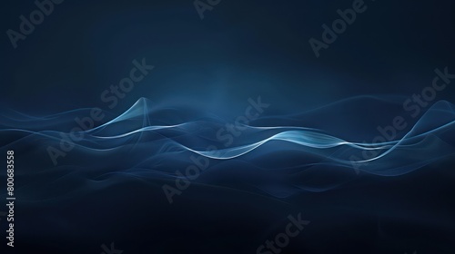 minimalistic general tech background, dark blue, black, deep photo