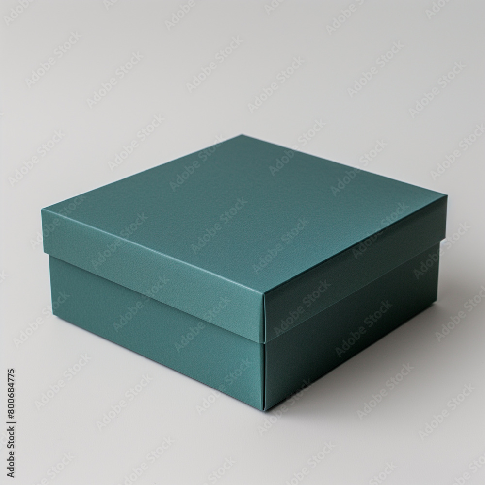 Dark green packaging box mockup Dark green packaging box mockup