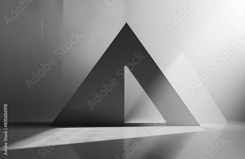 minimalist light grey geometric shapes