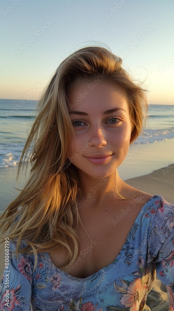 girl against the backdrop of the beach and seashore girl against the backdrop of the beach and seashore
