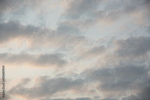 Pink and Blue Cloudy Sky