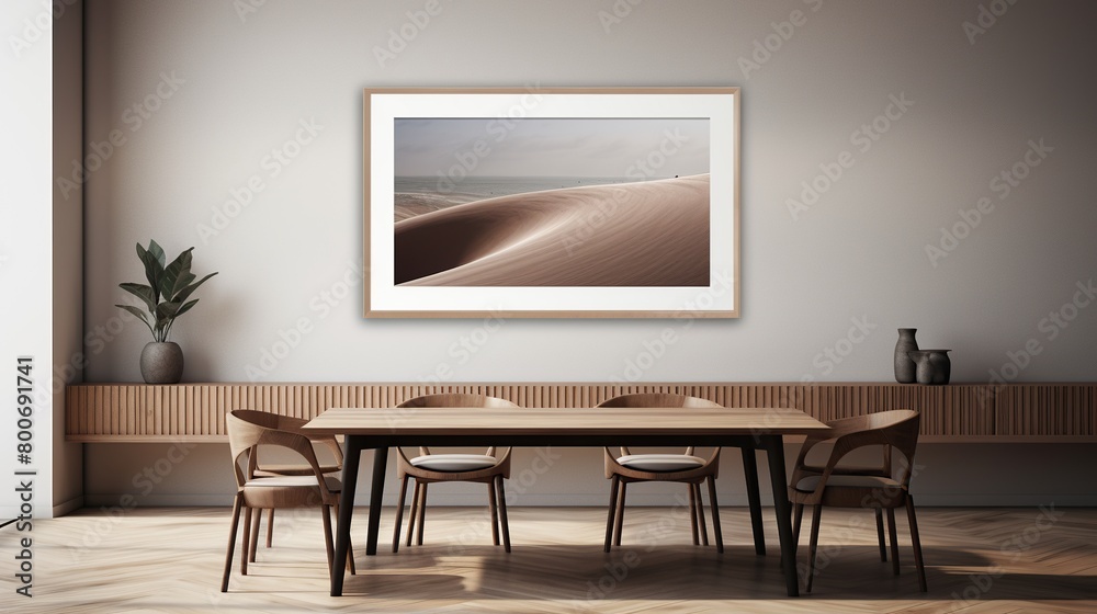 Fototapeta premium un tipo con una camiseta blanca se encuentra sobre un fondo de color