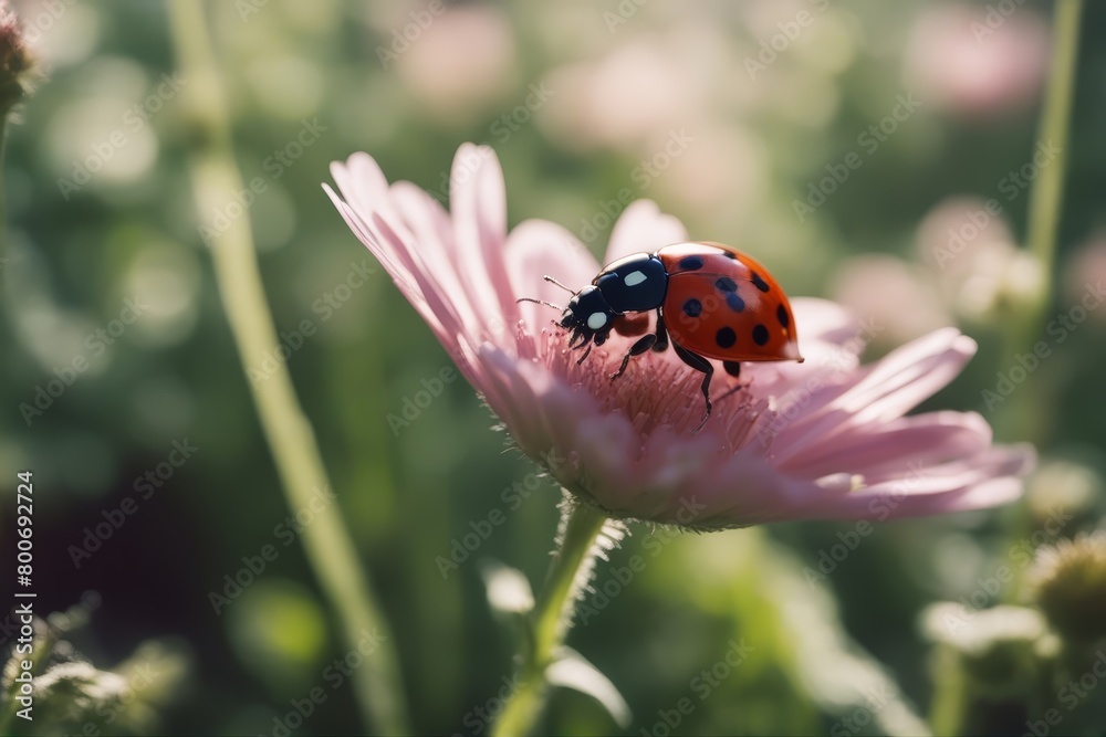 'sits ladybug flower macro plant coccinellidae insect spring summer green nature bug white meadow vale beetle lily season red botany scene may background garden grass vibrant animal head wildflower' 'sits ladybug flower macro plant coccinellidae insect spring summer green nature bug white meadow vale beetle lily season red botany scene may background garden grass vibrant animal head wildflower'