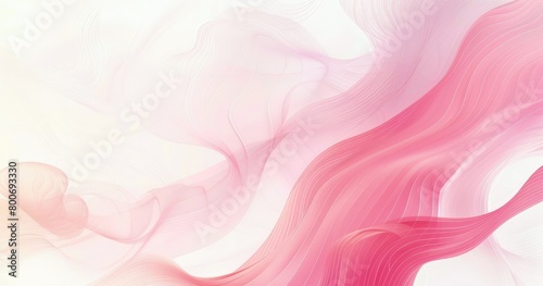 gentle pink waves in abstract flow