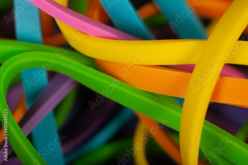 colorful elastics