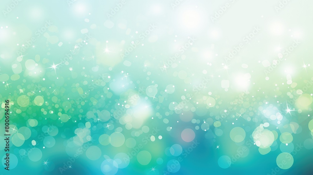 soft bokeh light effect on blue and green background