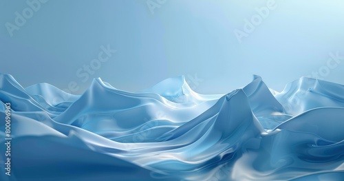 gentle blue and white wave pattern background