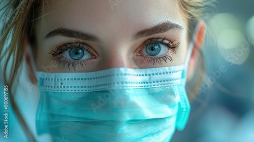 Nurse with surgical mask