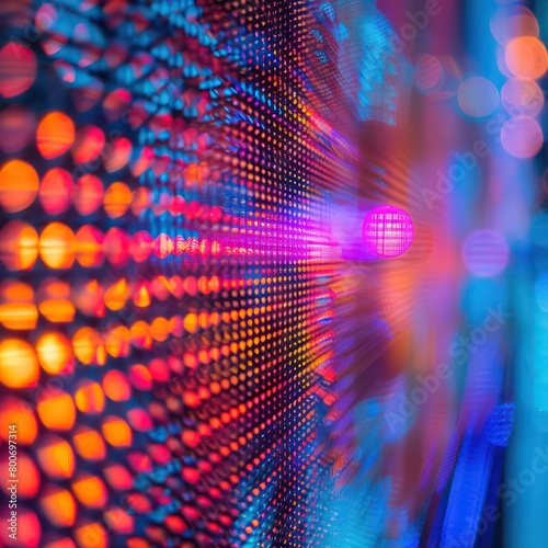 Wallpaper Mural led blurred screen with soft focus background Torontodigital.ca