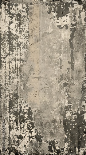 Wallpaper Mural Ancient and weathered paper covered in dirt and grime. Evocative and aged relic of bygone eras Torontodigital.ca