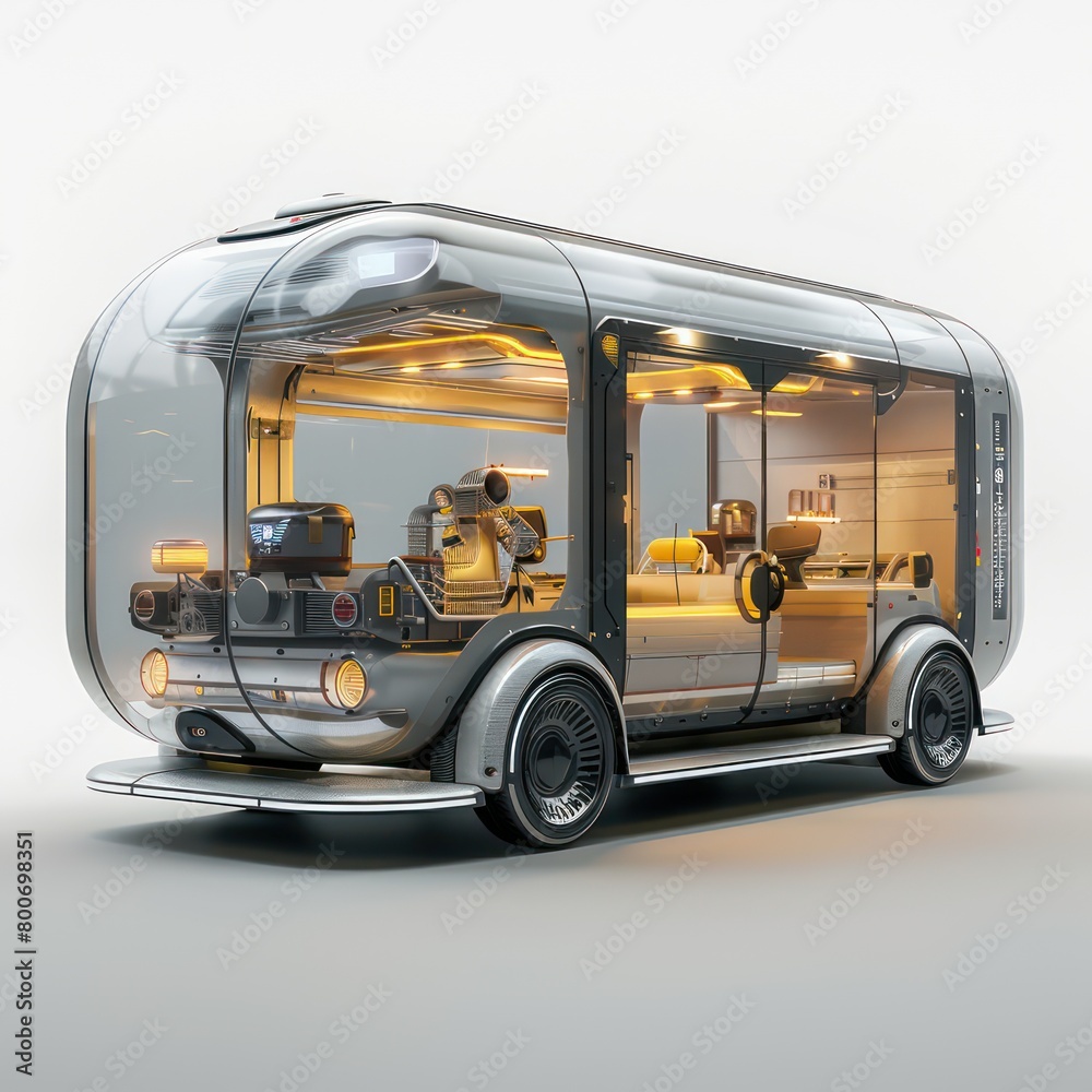 Driverless Takeaway Delivery Vehicle