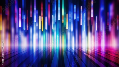 abstract colorful light show background